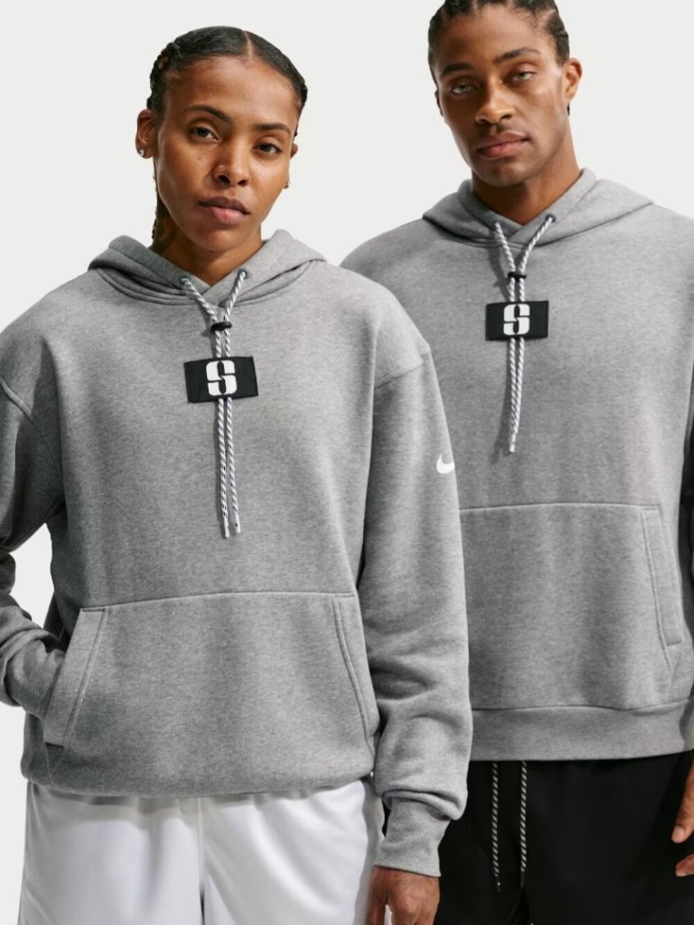 Nike Sabrina Ionescu Fleece Basketball Hoodie in Gray size L NWT $85